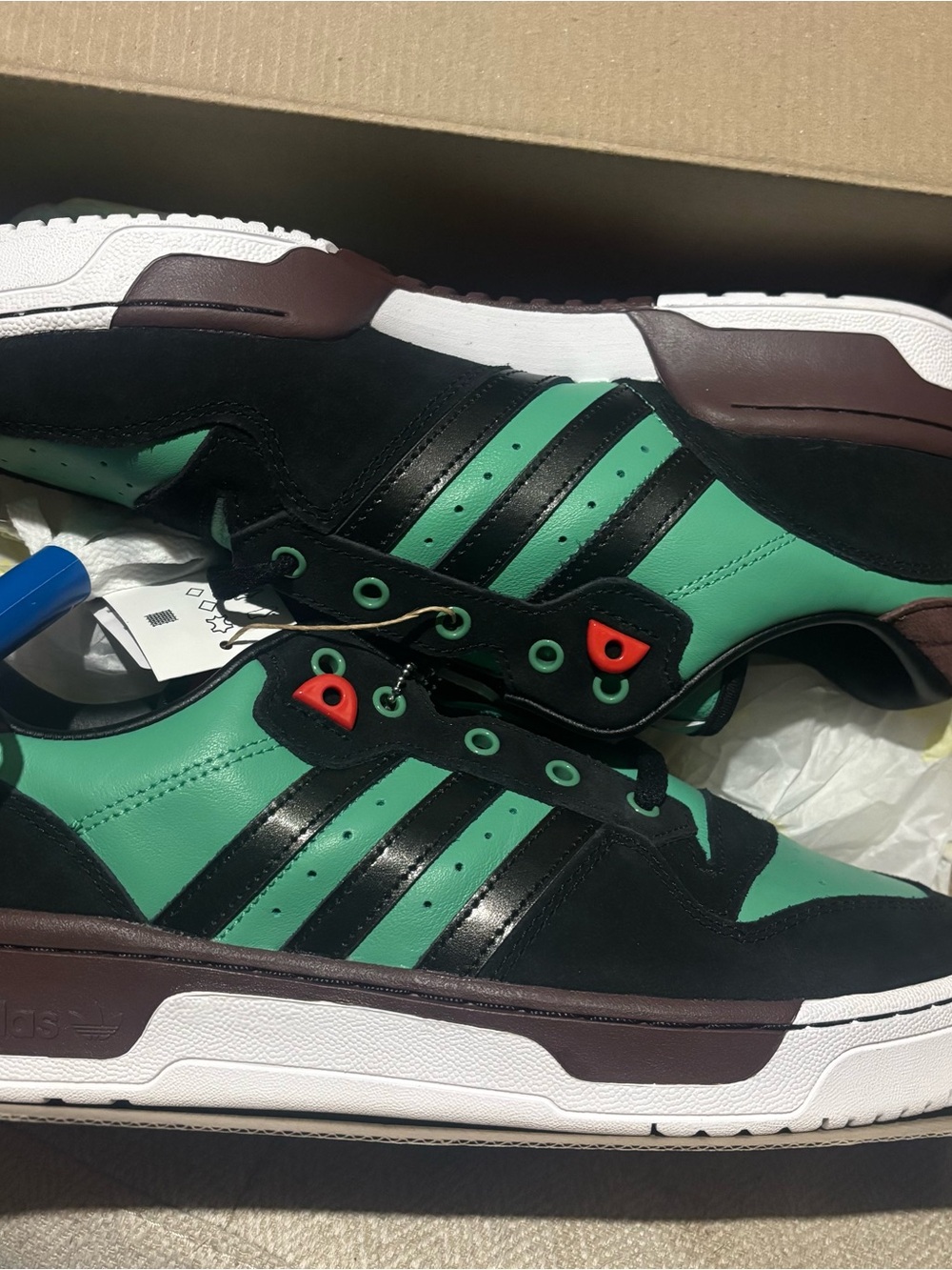 Demon Slayer x Adidas "Tanjiro" Rivalry Anime Manga Sneakers Mens Size 10